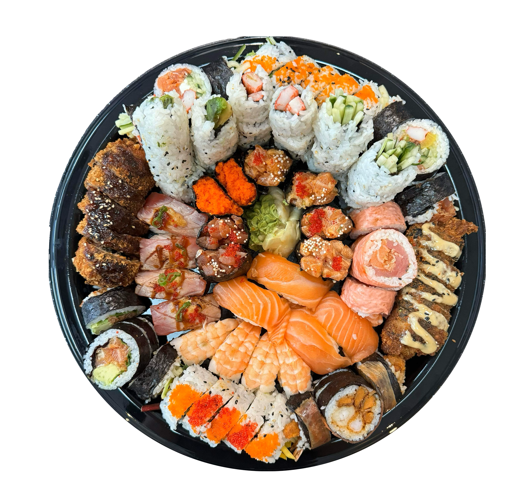 Plateau de sushi Japon Rolls pour service traiteur